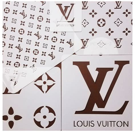 lv cake stencil|Lv stencil download.